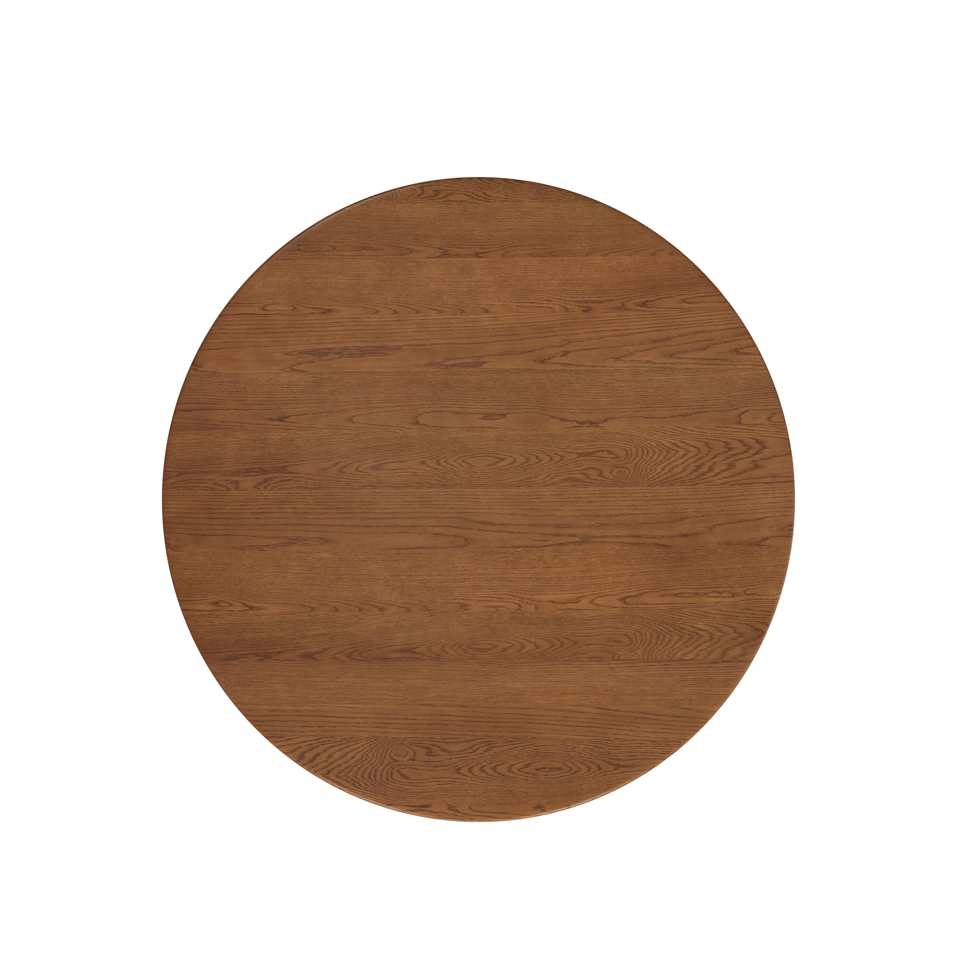 Adel 42" Round Coffee Table - Smoked Oak