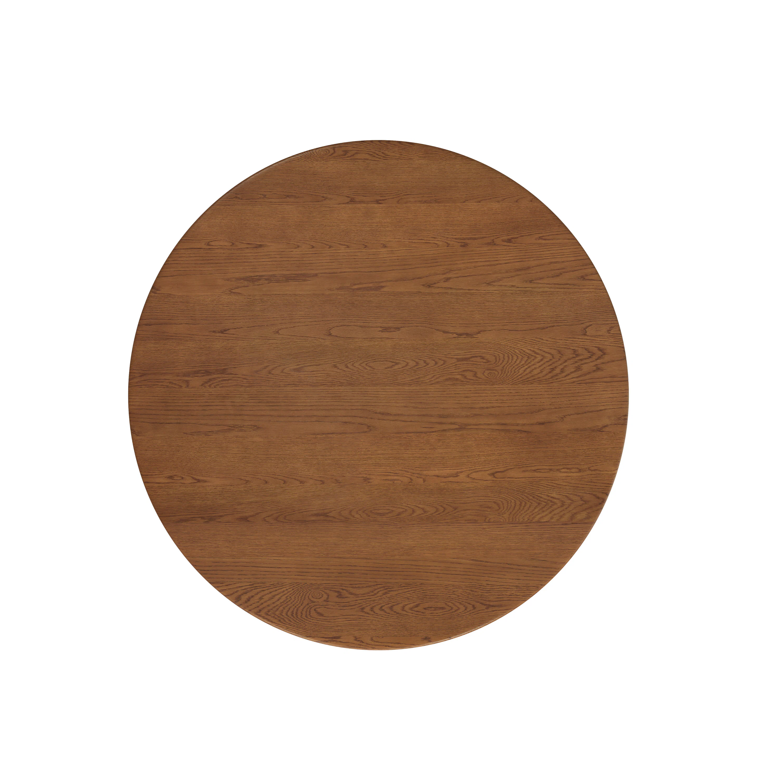 Adel 42" Round Coffee Table - Smoked Oak