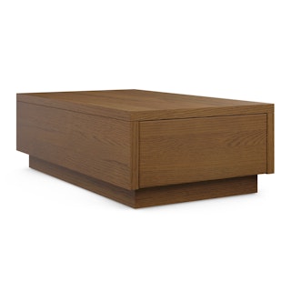 Leif 47" Storage Coffee Table - Smoked Oak