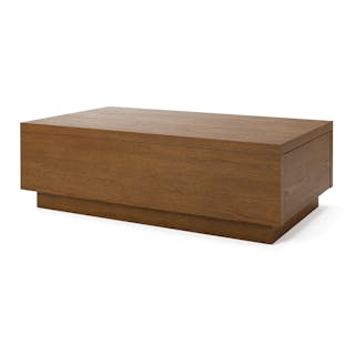 Leif 47" Storage Coffee Table - Smoked Oak