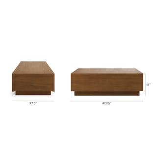 The Leif Media Unit x Coffee Table Bundle - Primary View 1 of 6 (Click To Zoom).