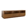 Leif 80" Media Unit - Smoked Oak