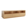 Leif 80" Media Unit - White Oak
