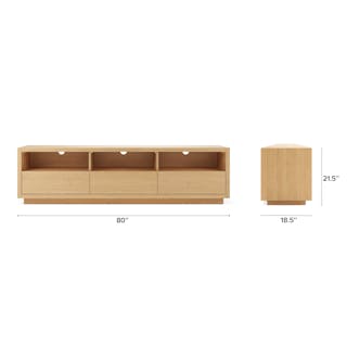 The Leif Media Unit x Coffee Table Bundle - Primary View 1 of 6 (Click To Zoom).