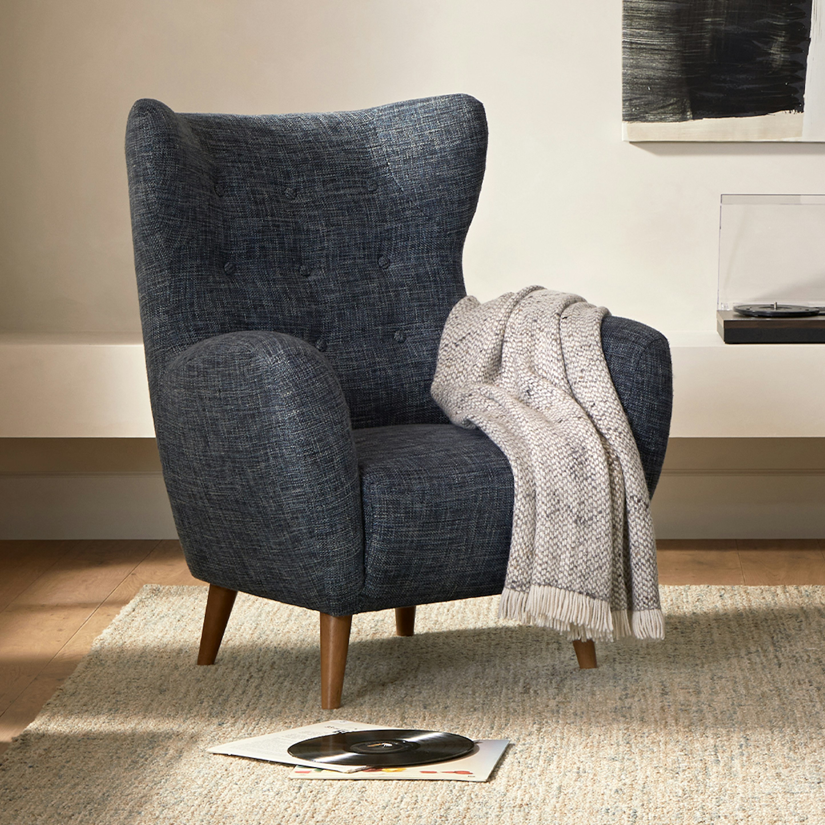 Mod 35" Lounge Chair - Blue Berry by Article