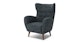 Mod Blue Berry Armchair - Gallery View 3 of 11.