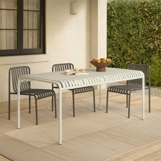 Sarek 67" Outdoor Dining Table - Taupe