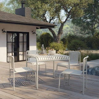 Sarek 35.5" Outdoor Dining Table - Taupe