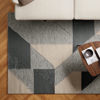 Nelsa 5 x 8 Rug - Geo Blue