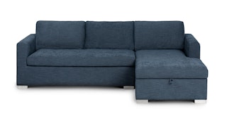 Soma Midnight Blue Right Sleeper Sectional