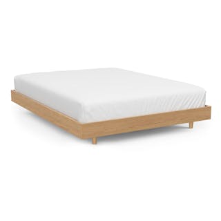 Basi Queen Bed Frame - White Oak