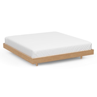 Basi King Bed Frame - White Oak