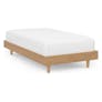 Basi Twin Bed Frame - White Oak