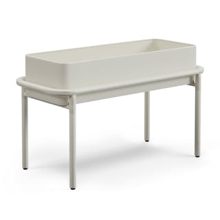 Marais Low Outdoor Planter - Taupe