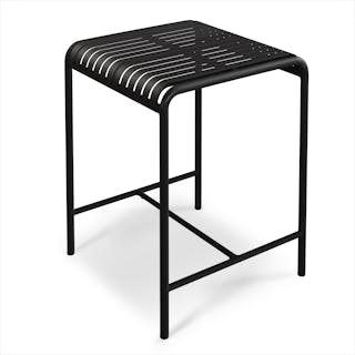 Sarek 29.5" Outdoor Bar Table - Black
