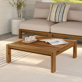 Cove 34.25" Outdoor Coffee Table - Acacia