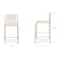The Sarek Outdoor Bar Table x Counter Stool Bundle - Gallery View 1 of 6.