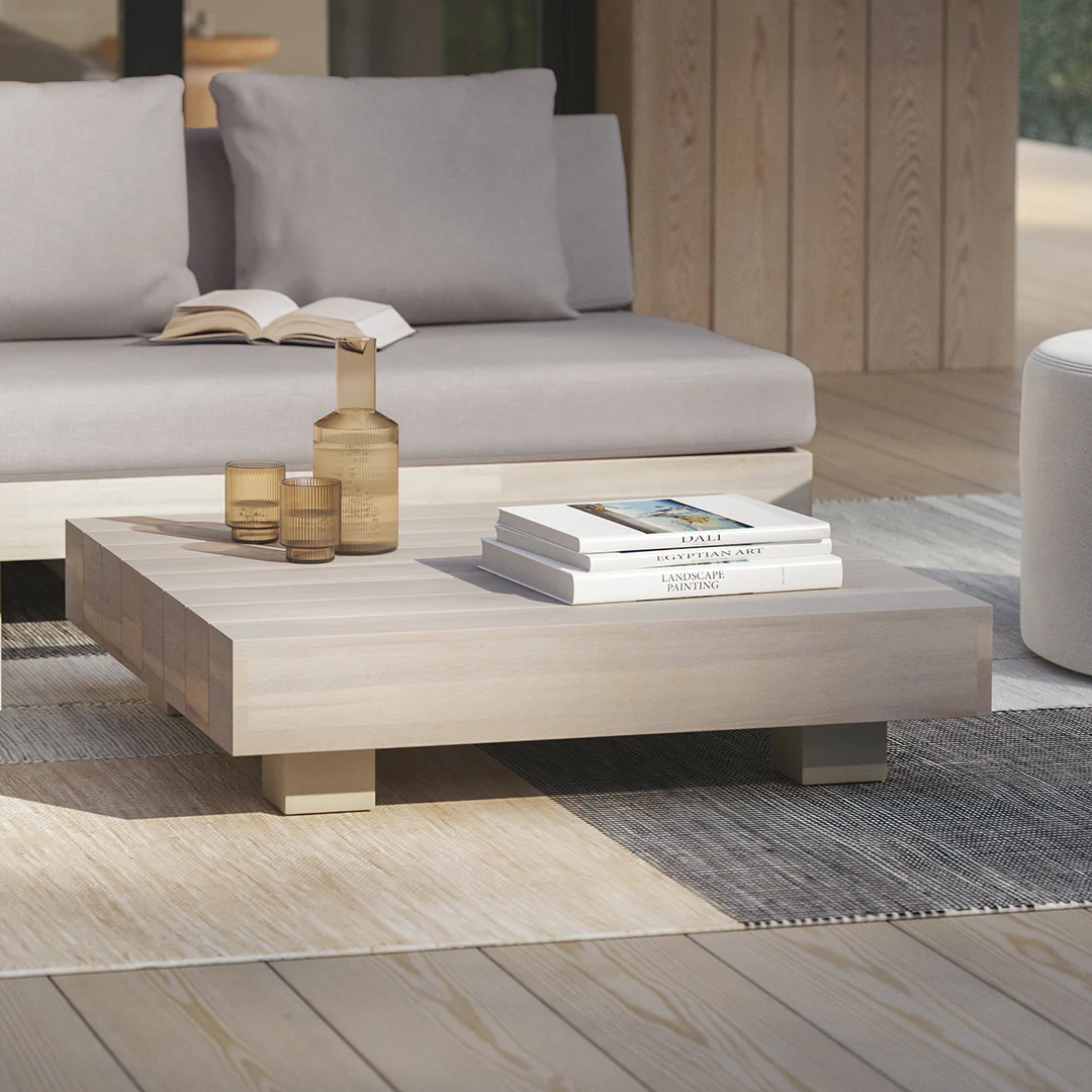 Lubek 82.5" Outdoor Low Right Sectional Set - Beach Sand
