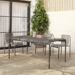 Sarek 67" Outdoor Dining Table - Warm Stone