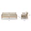 The Rosa Outdoor Sofa x Lounge Chairs x Coffee Table Bundle - Gallery View 1 of 8.