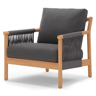 The Rosa Outdoor Sofa x Lounge Chairs x Coffee Table Bundle - Primary View 1 of 8 (Click To Zoom).