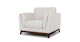 Ceni Fresh White Armchair - Gallery View 3 of 10.