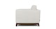 Ceni Fresh White Armchair - Gallery View 4 of 10.