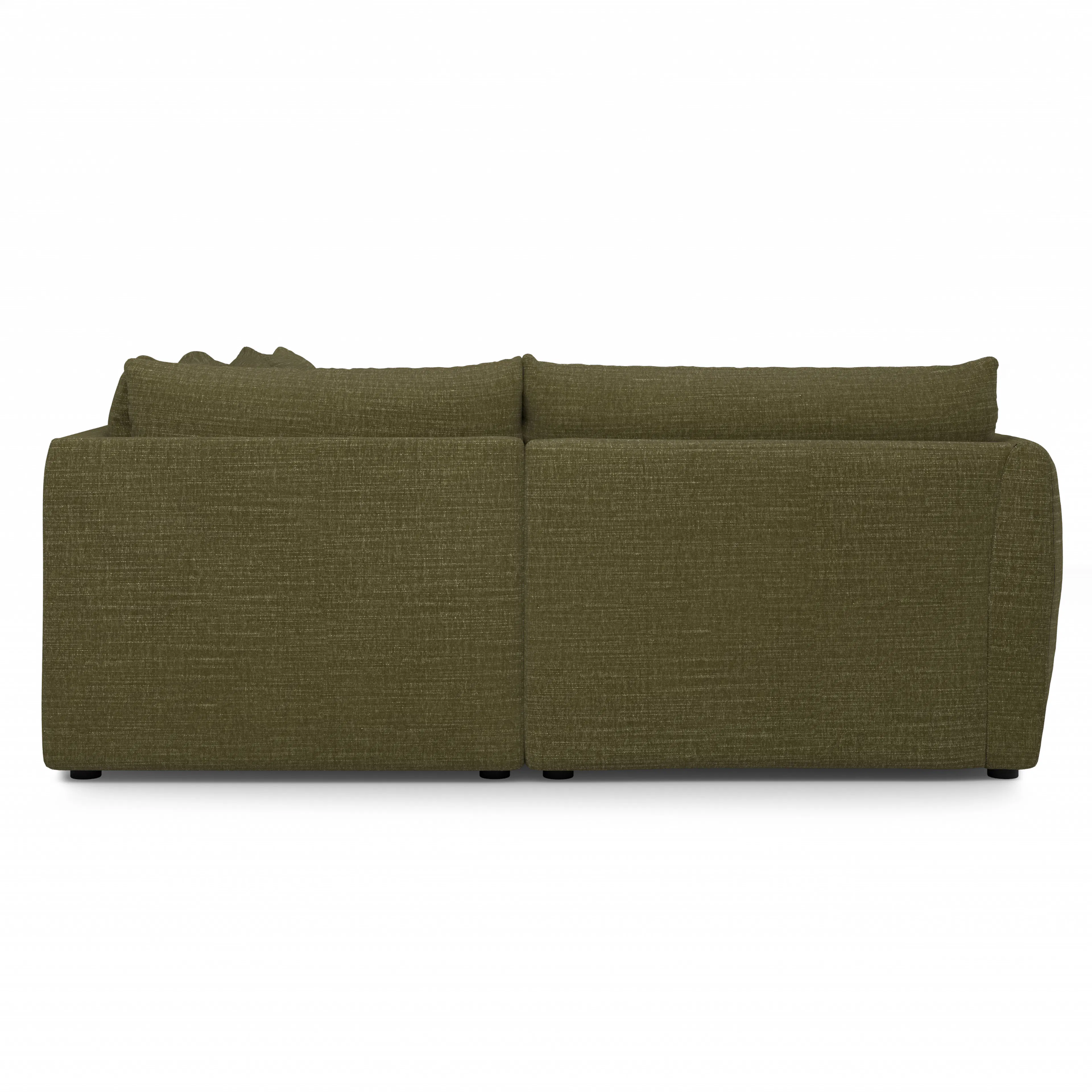 Leigh 126" Modular L Sectional - Napa Moss
