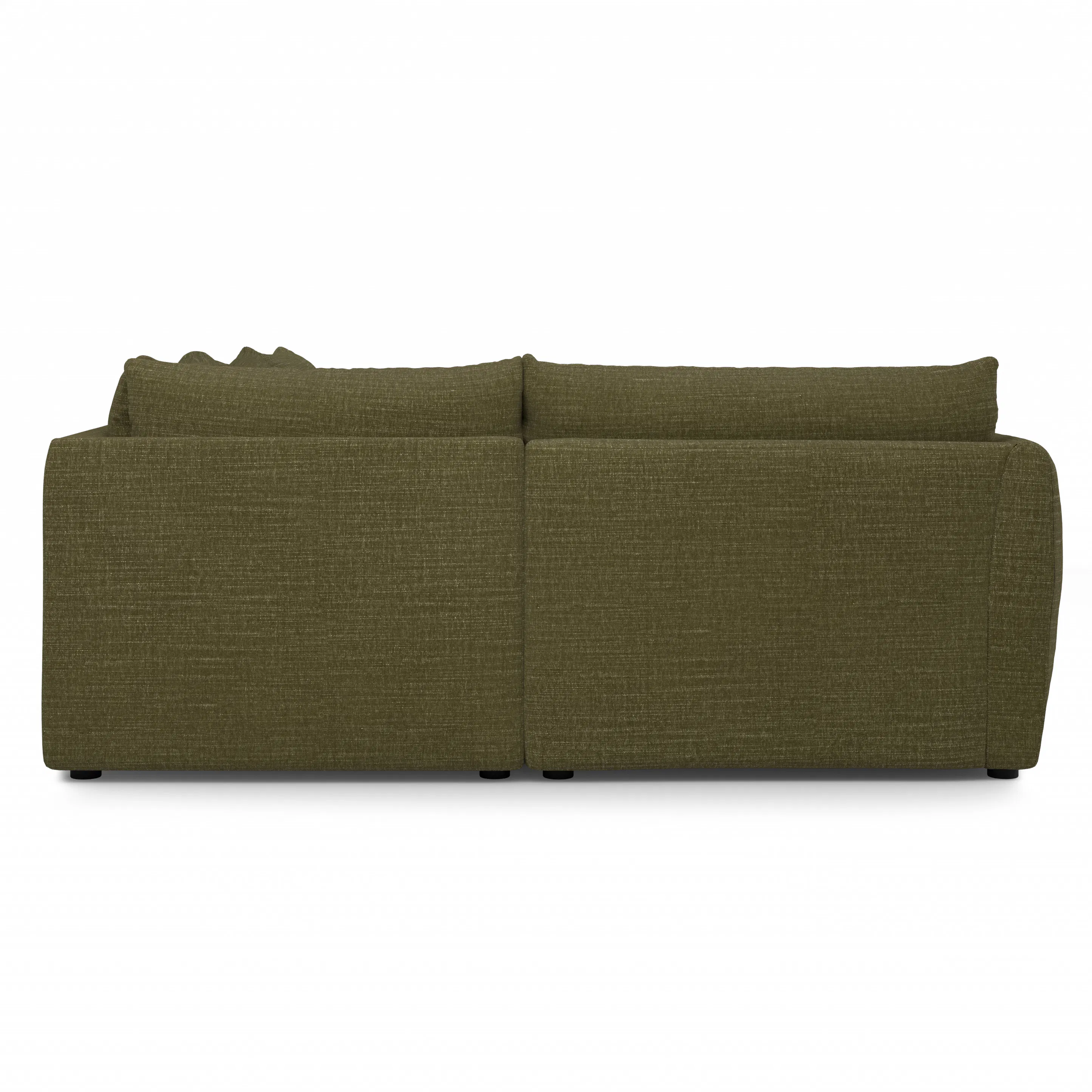 Leigh 126" Modular L Sectional - Napa Moss