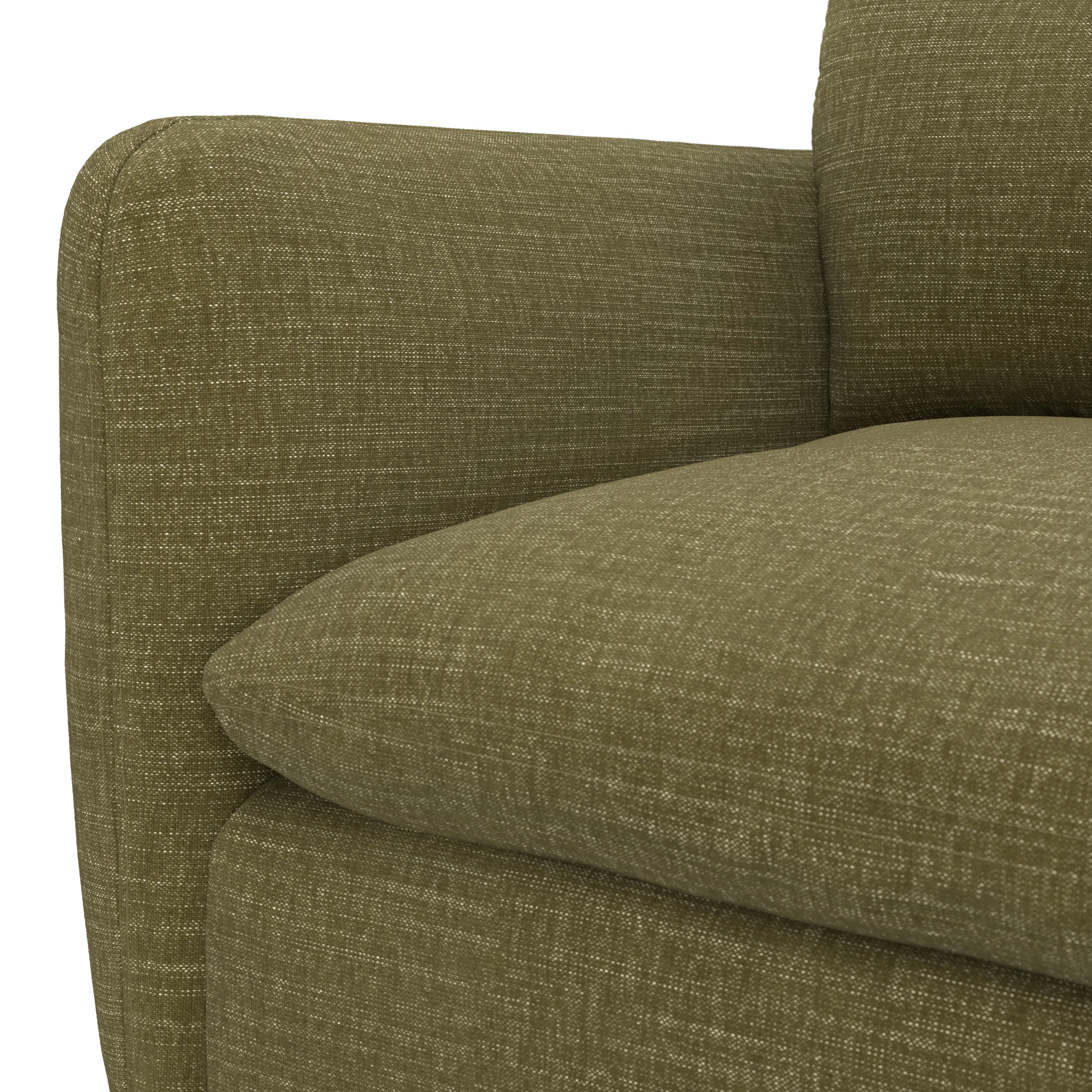 Leigh 126" Modular L Sectional - Napa Moss