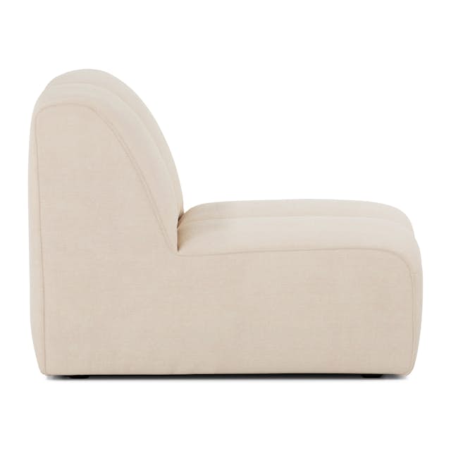 Sanna 72" Armless Modular Sofa Ivory Article