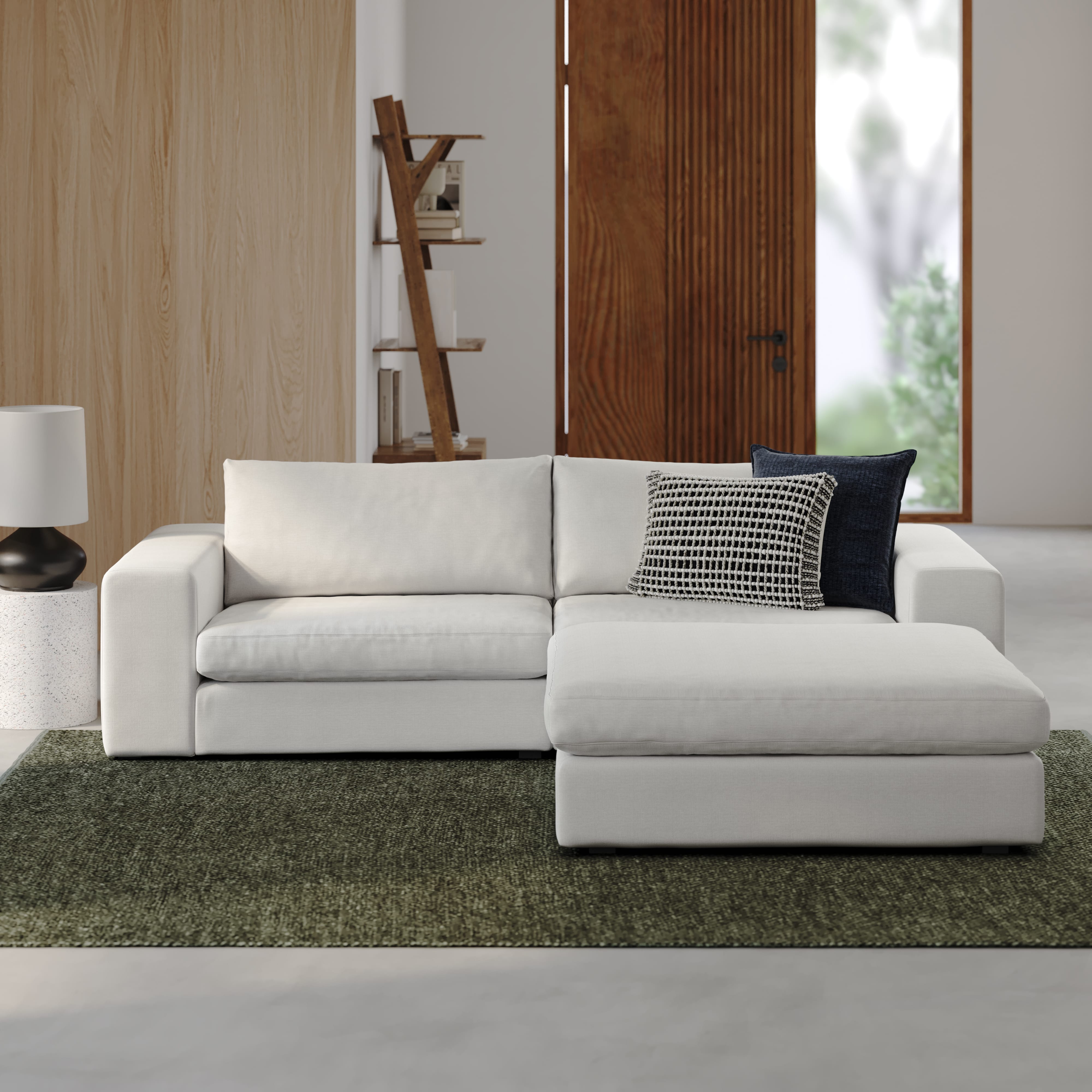 変身／couch>>case V-Leg Daybed Couch - Convertible Guest Bed & Sectional