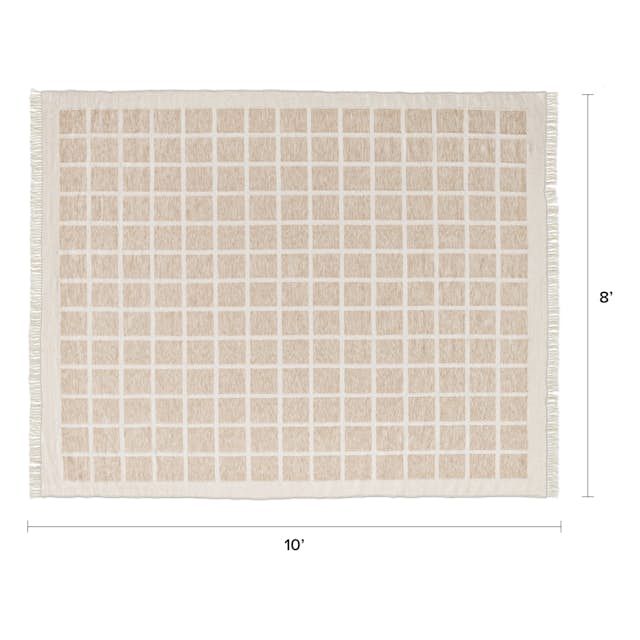 Norell 8x10 Windowpane Handmade Area Rug | Article