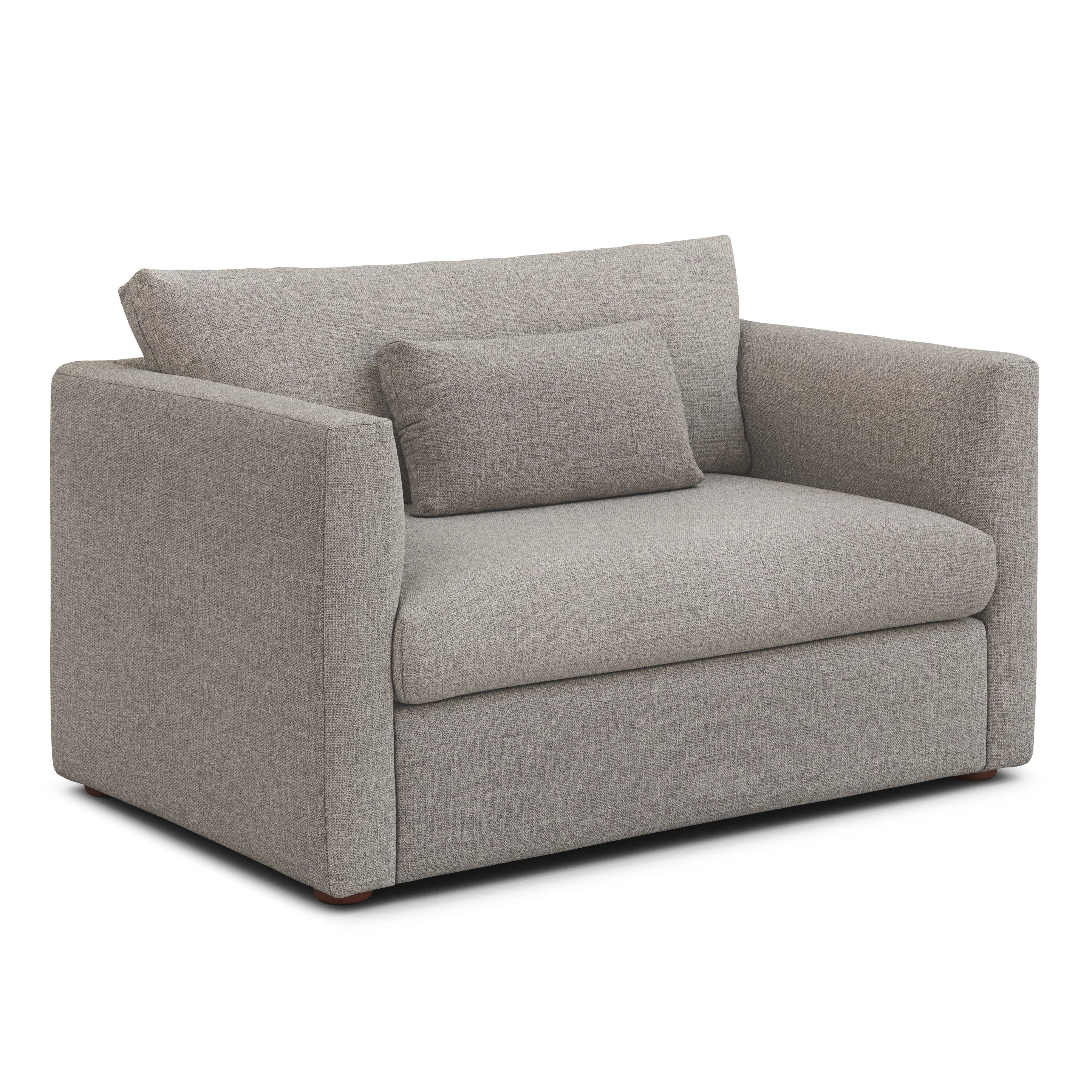 Marina 57" Sleeper Lounge Chair - Hestia Gray