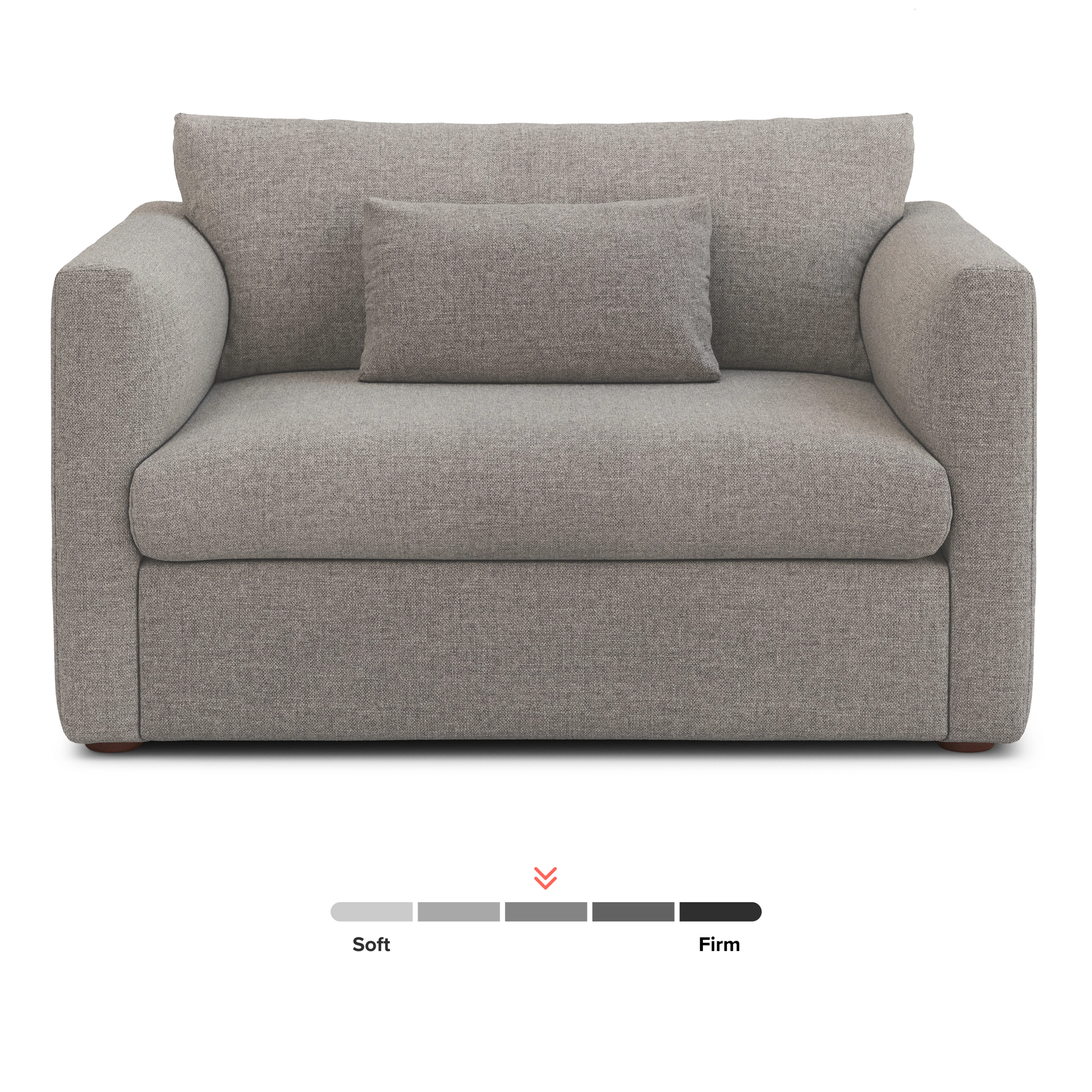 Marina 57" Sleeper Lounge Chair - Hestia Gray
