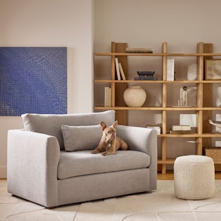 Marina 57" Sleeper Lounge Chair - Hestia Gray