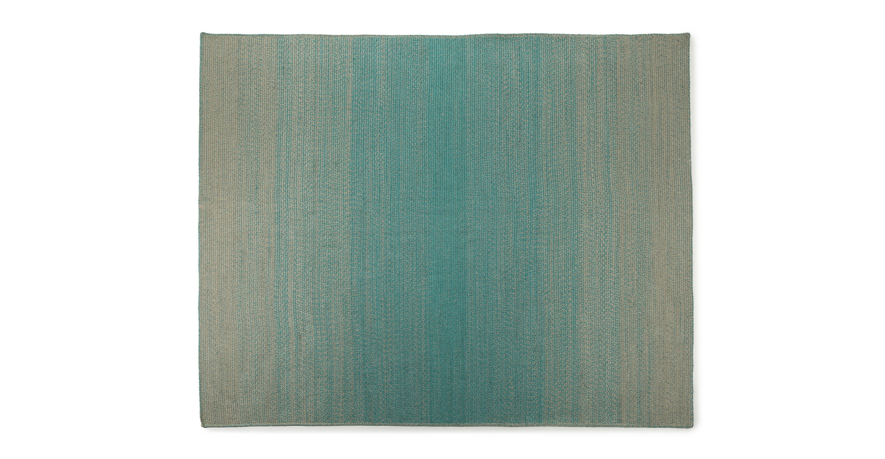 Stria Turquoise / Gray Rug 8 x 10 Rugs Article Modern, Mid