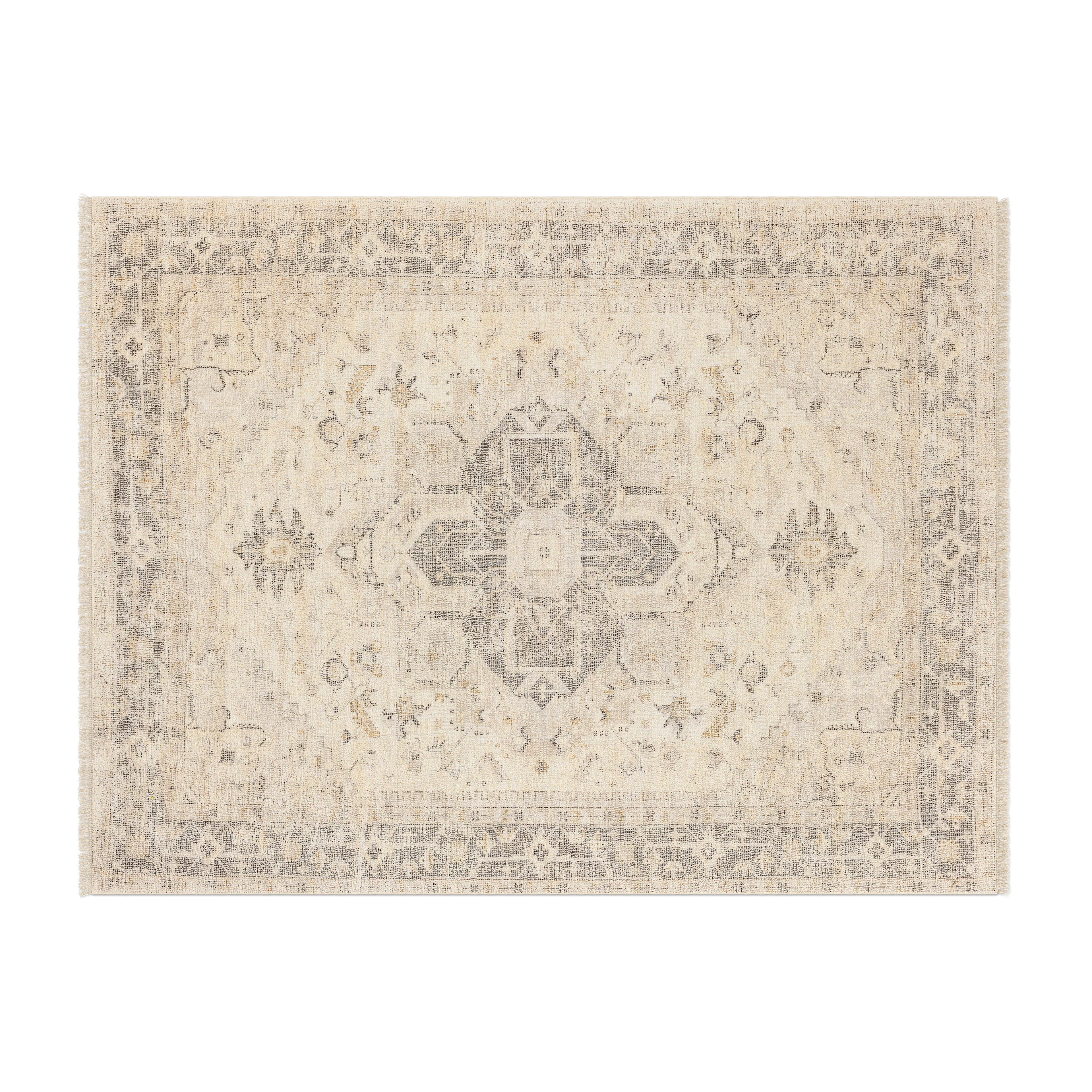 Hobart 9x12 Cream Multi Rug - Elegant & Stylish