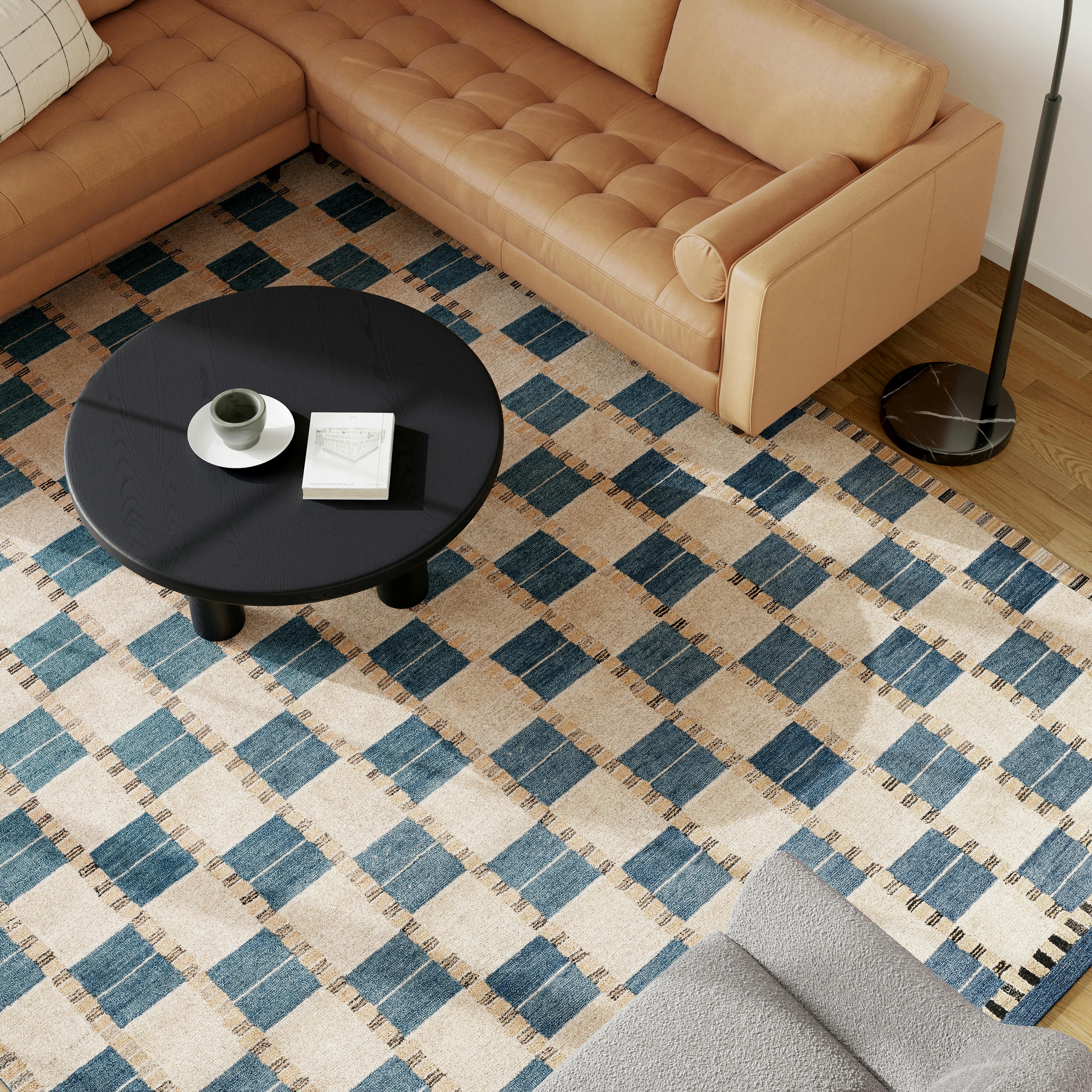 Article Jaris Quilt Checks Rug
