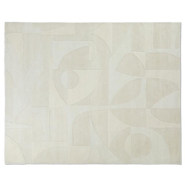 Fraya 8x10 Textured Ivory Handmade Area Rug | Article