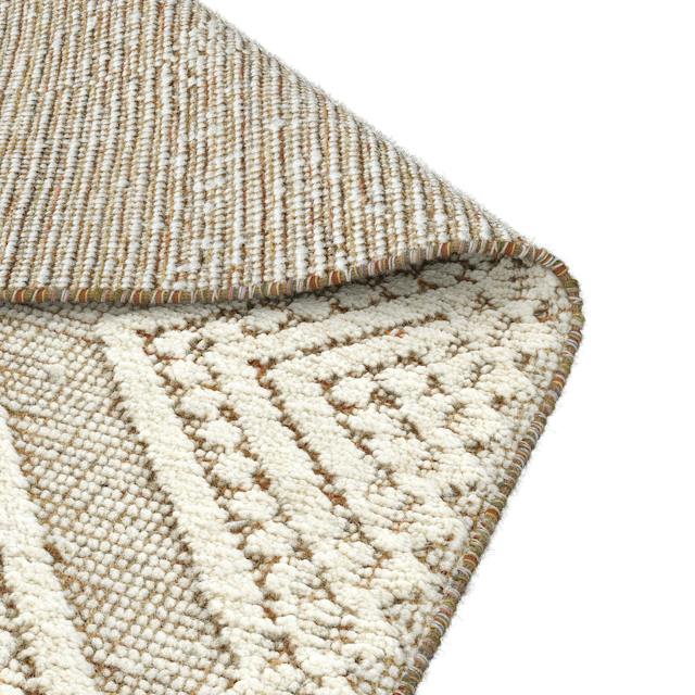 Carina Textured Ivory Patterned Rug 5 x 8 | Article