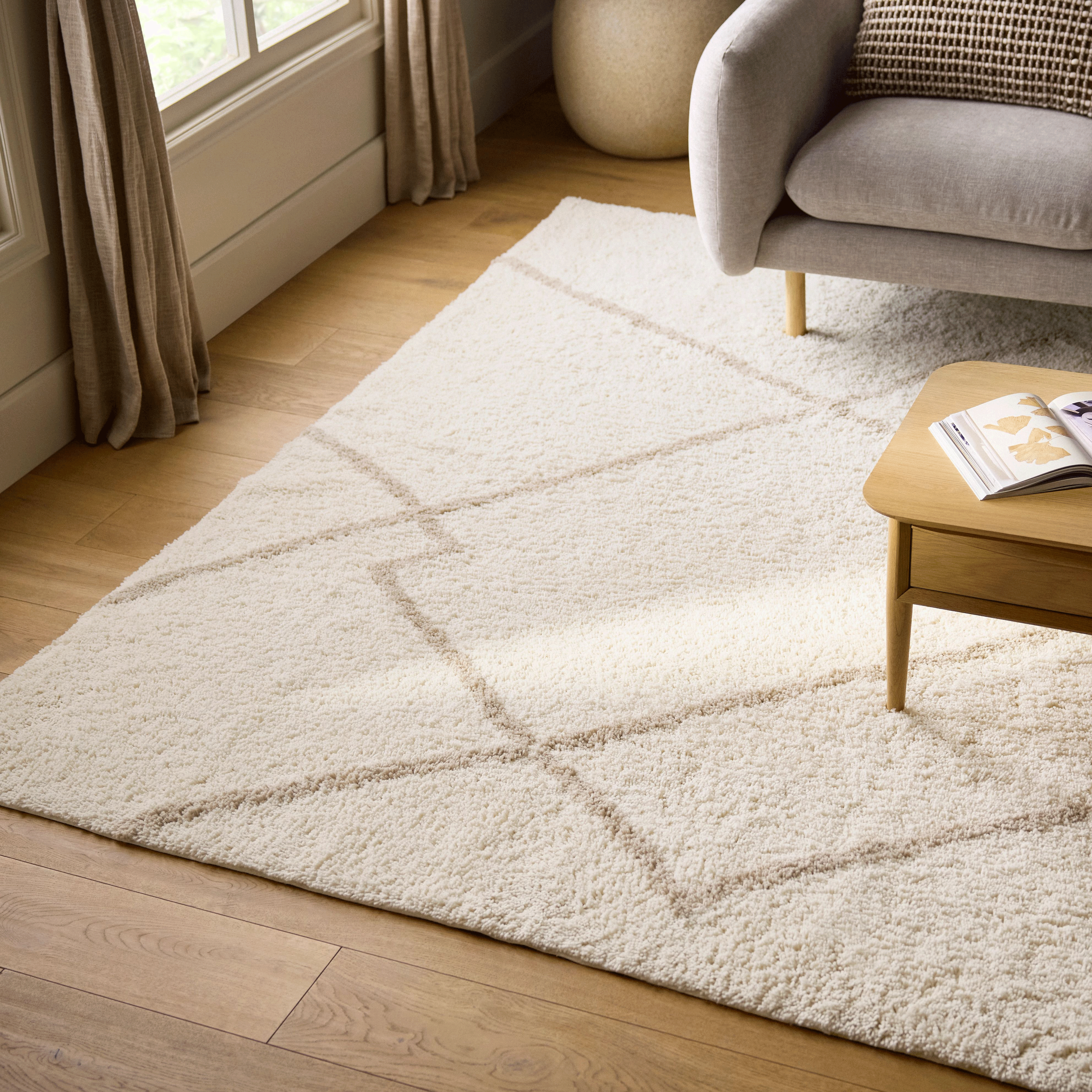 Dora 8x10 Textured Ivory Area Rug | Article