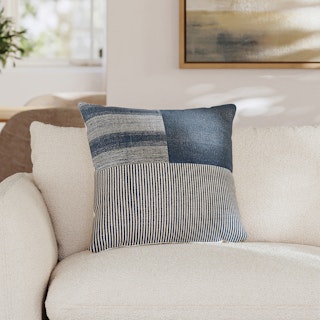 Elmer Large Pillow - Blue Multi