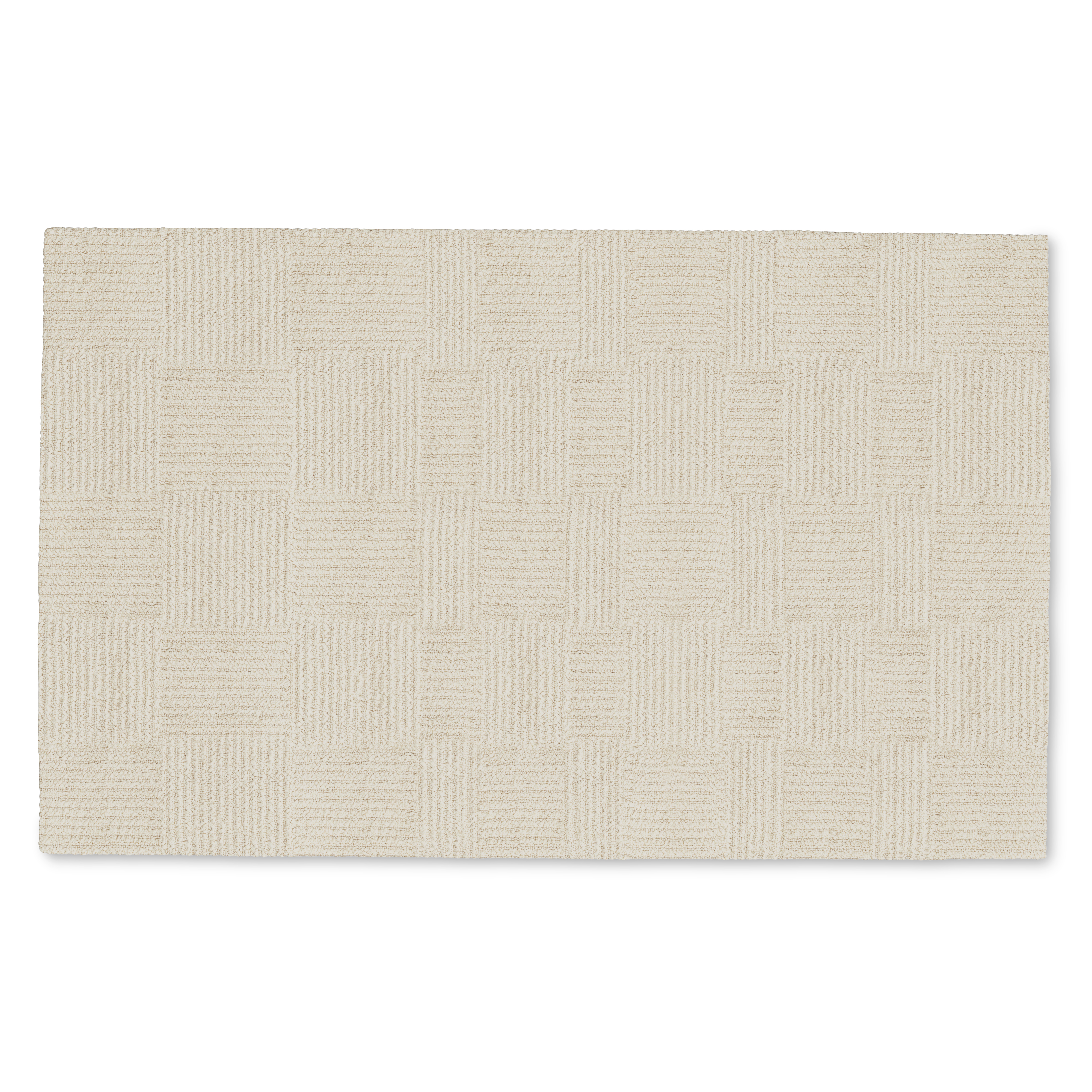 khamse rug今だけお値下げ！ Clyde Gray Textured Wool Rug, 8' x 10', Grid Pattern | Article