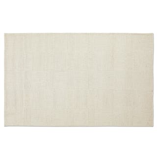 Clyde 5 x 8 Wool Rug - Textured Ivory