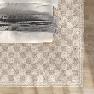 Alvin 9 x 12 Rug - Checkered Neutral