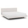 Tessu King Low Profile Upholstered Bed - Napa White