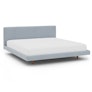 Tessu King Low Profile Upholstered Bed - Silver Light Blue