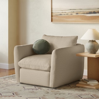 Leigh 42" Lounge Chair - Silver Taupe