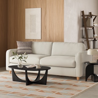 Vati 92" Sofa - Buckler Ivory